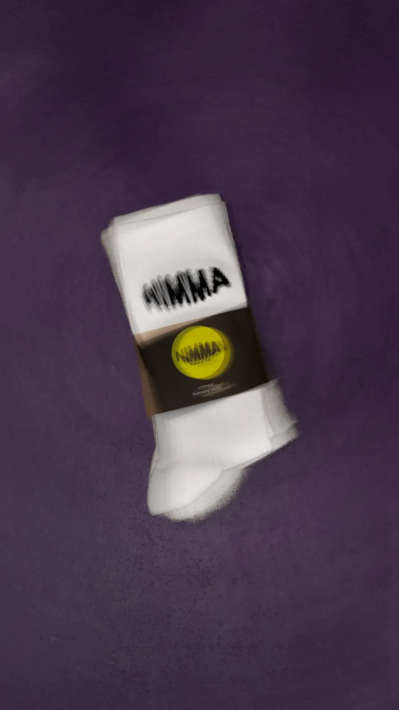 Productfoto van de hardloopsokken van Nimma Running Club
