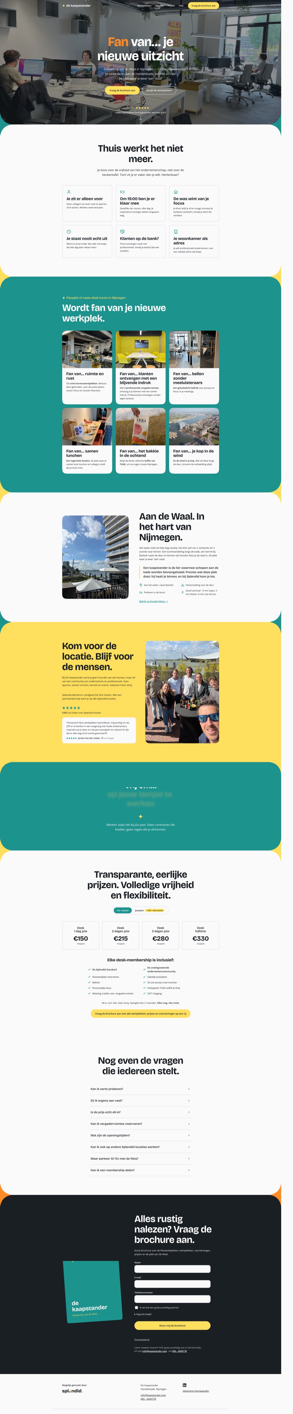 Website van De Kaapstander